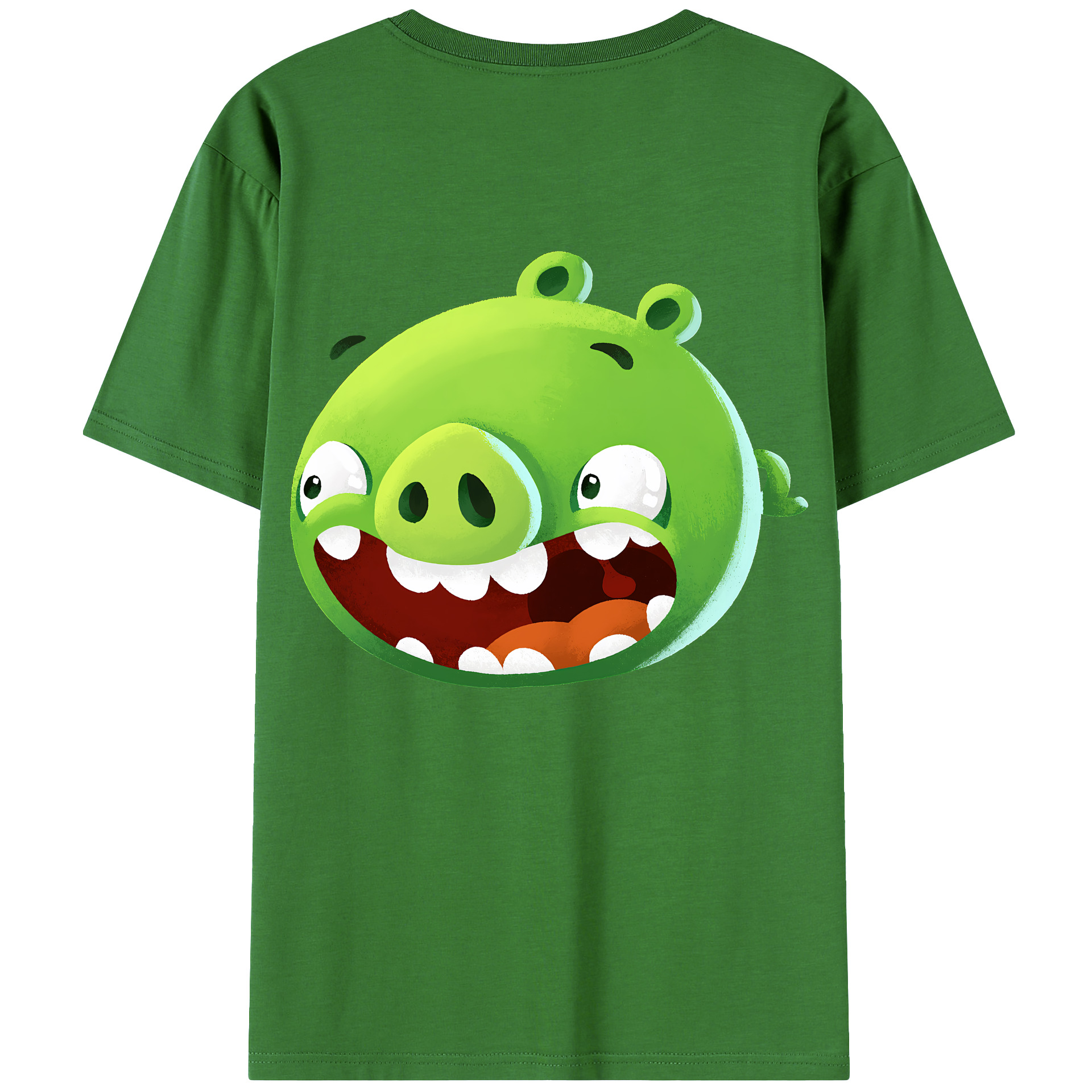 （画像用） Angry Birds アングリーバード レディース半袖Tシャツ(バックプリント)